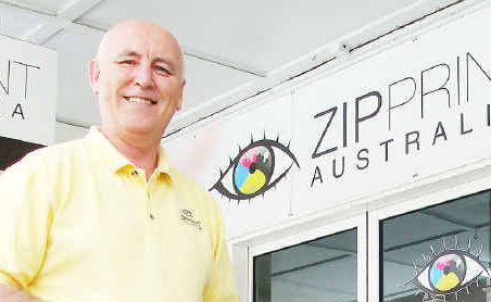 The owner of ZipPrint, Andrew Butkus, can’t wait to help spruce up Maryborough’s CBD. The owner of ZipPrint, Andrew Butkus, can’t wait to help spruce up Maryborough’s CBD.